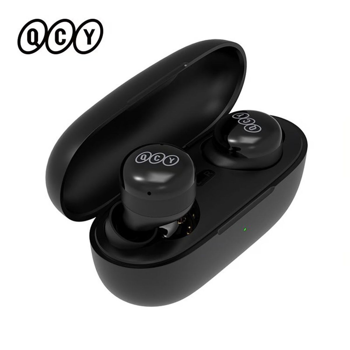 QCY - Audífonos inalámbricos YouthBuds T17 BT 5.1 26 hrs ENC - Negro