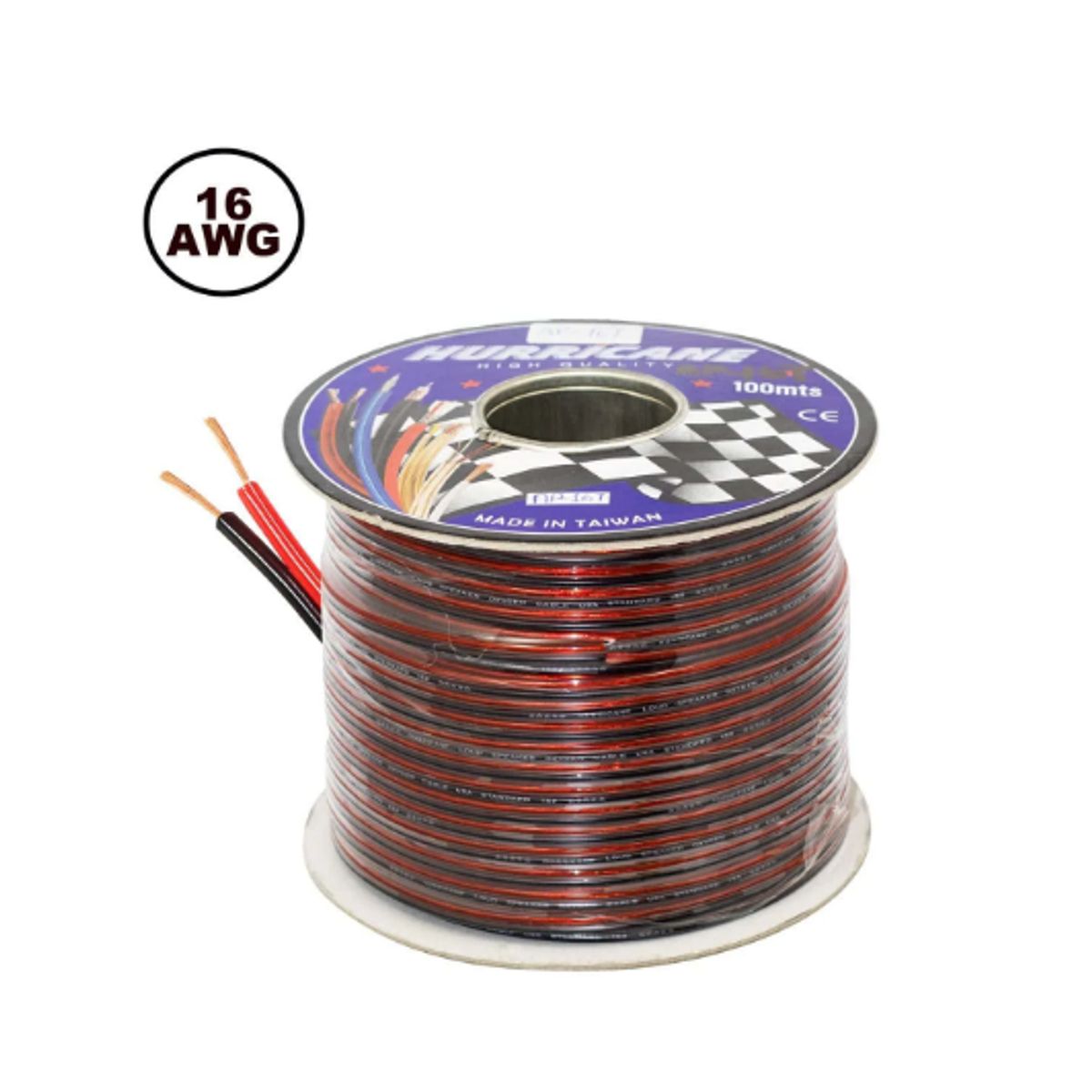 HURRICANE - Cable Mellizo RN Cristal 16AWG 100Mts AP-16T HURRICANE