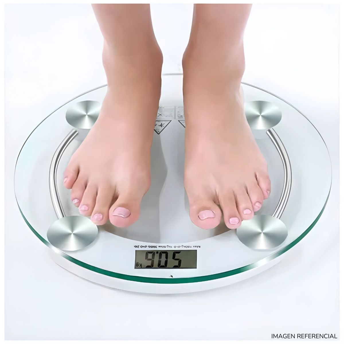 INSPIRA MARKET - Balanza digital de vidrio elegante