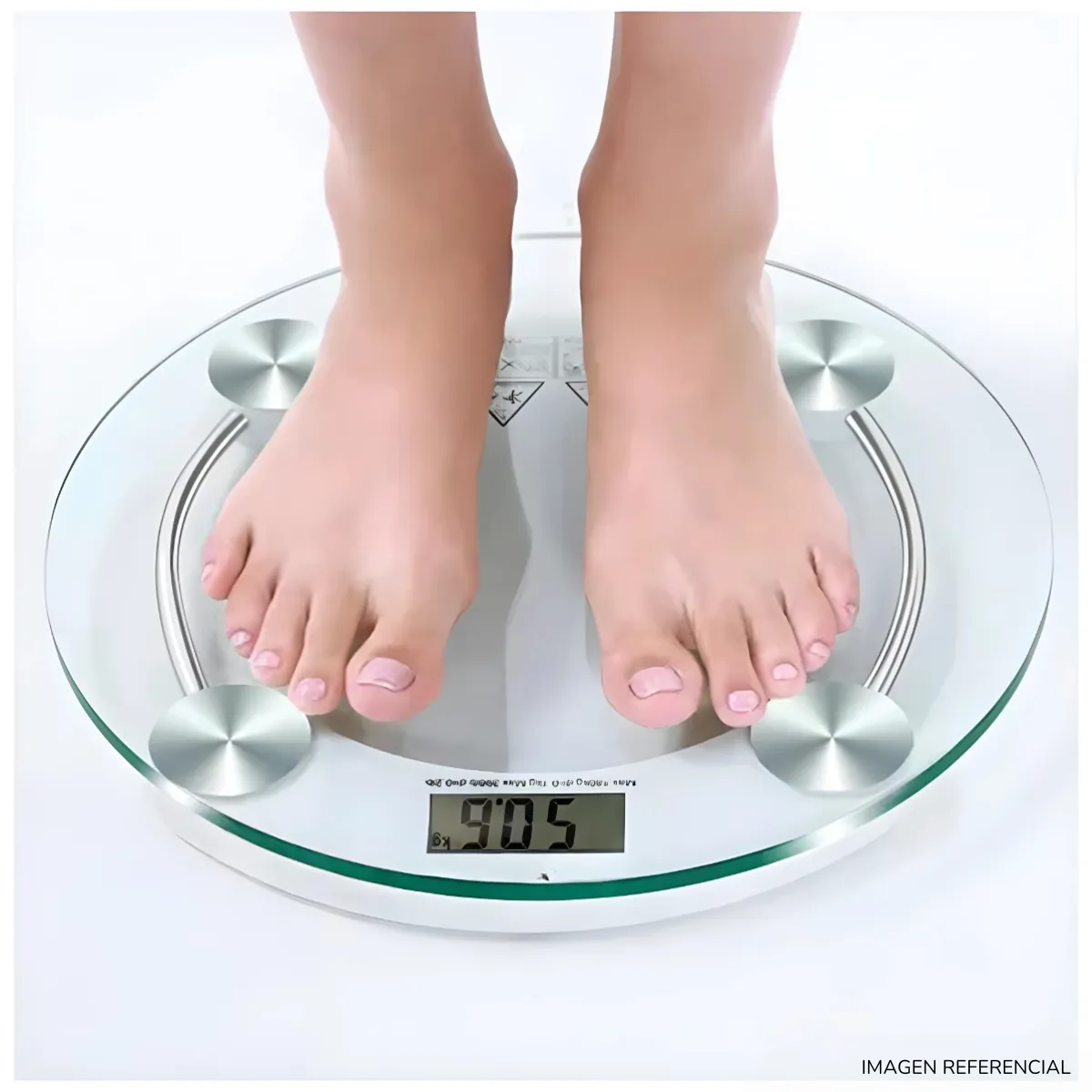 INSPIRA MARKET - Balanza digital de vidrio elegante