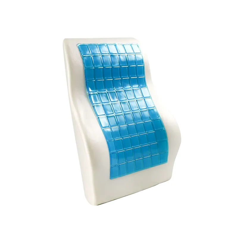 GENERICO - Respaldar Lumbar para Asiento con Gel Memory Foam + Funda