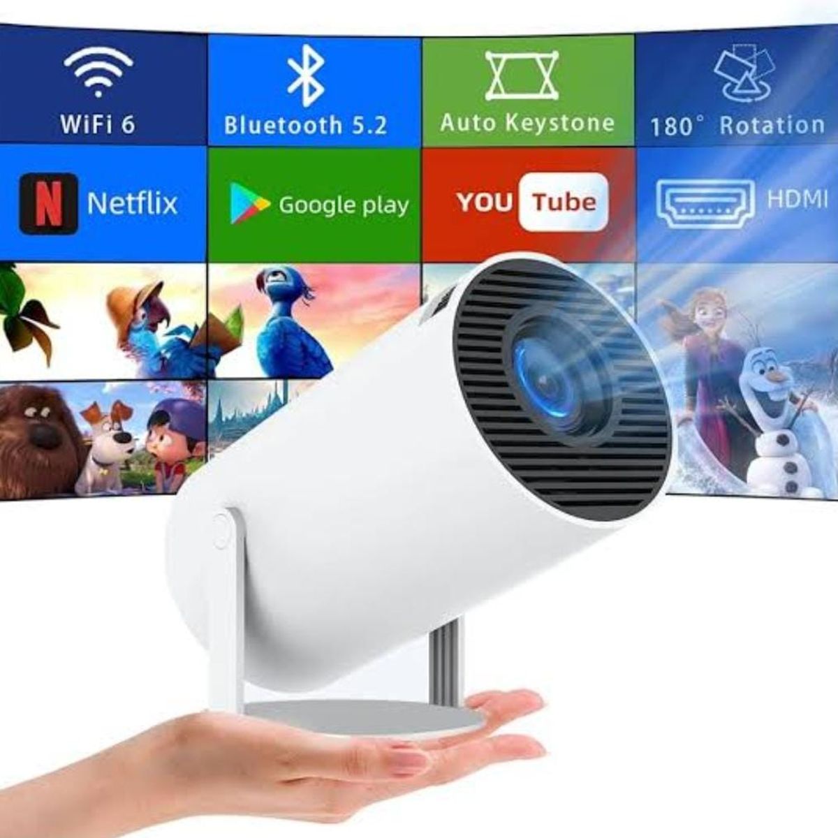 GENERICO - Mini Proyector Smart súper práctico