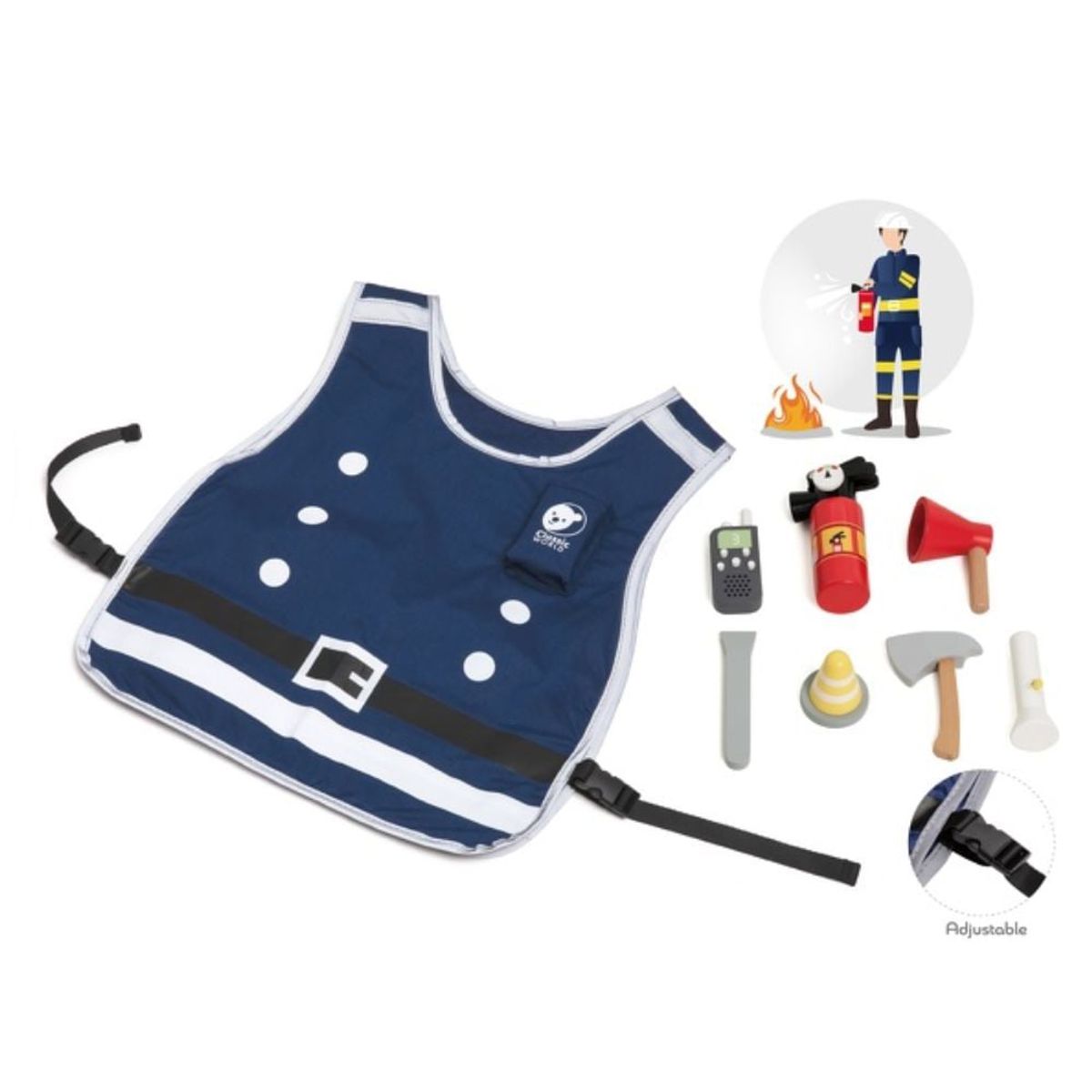 CLASSIC WORLD - Juego de Bomberos - Firefighting Set - Classic World
