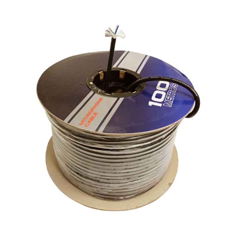 HURRICANE - Cable Micrófono Stereo Negro B-BLACK SHURE