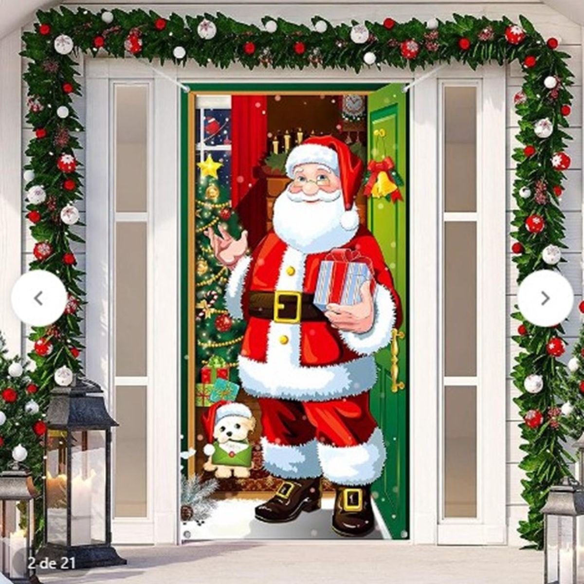 GENERICO - Funda Navideña Para Puerta A1