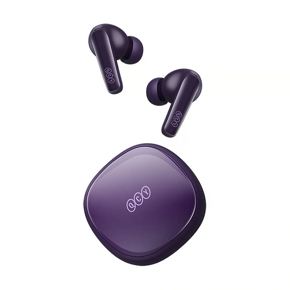 QCY - Audífonos QCY-T13X-VIOLET ENC Bluetooth 5.3 TWS- Morado