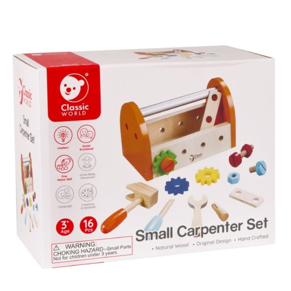 CLASSIC WORLD - Pequeño Juego Carpintero Small Carpenter Set Classic World