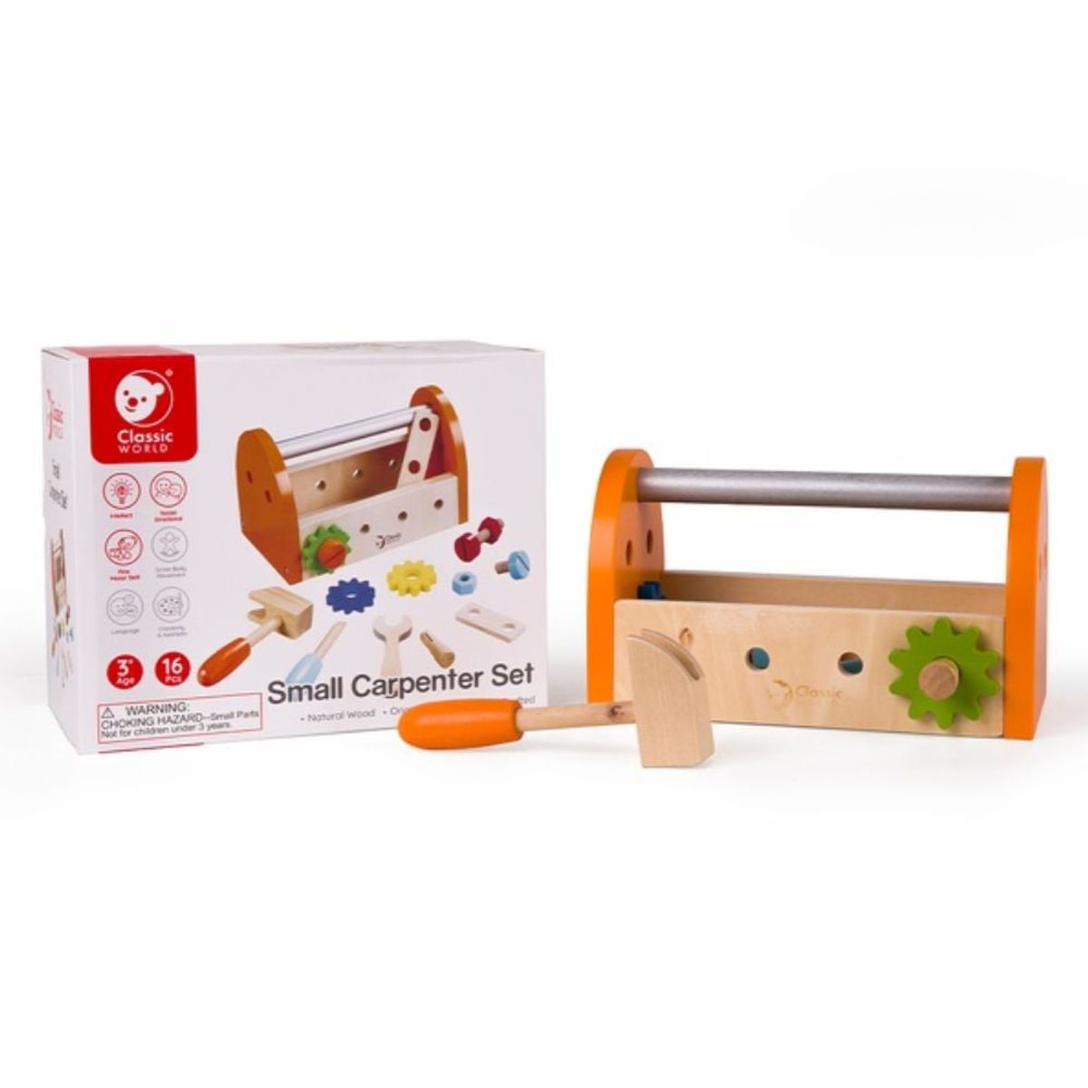 CLASSIC WORLD - Pequeño Juego Carpintero Small Carpenter Set Classic World