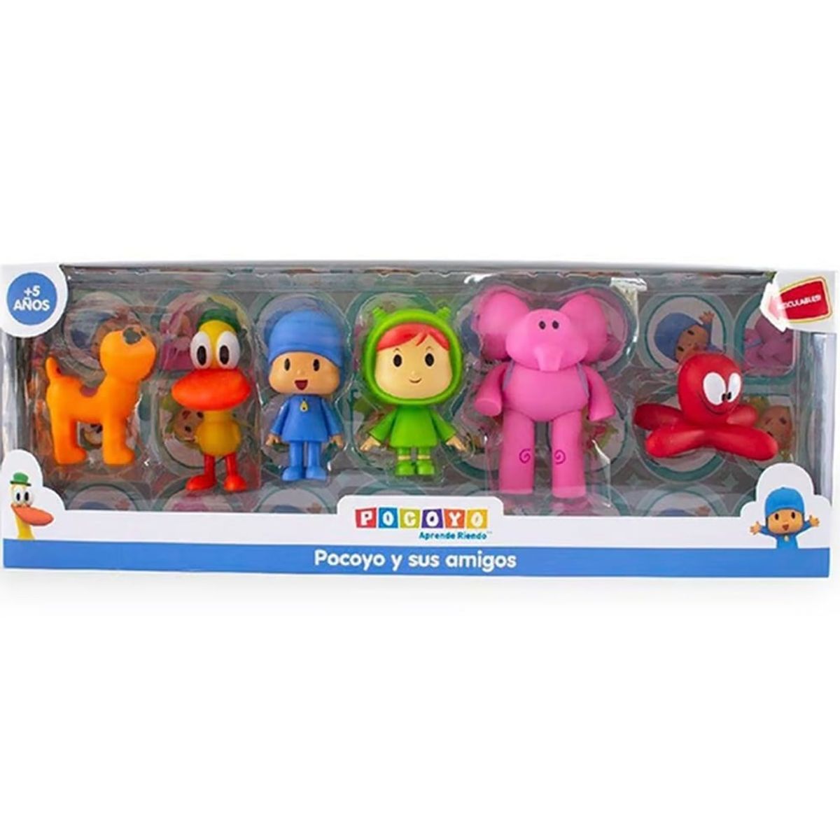 POCOYO - Set de Figuras Articulables Pocoyo y sus Amigos 6pcs