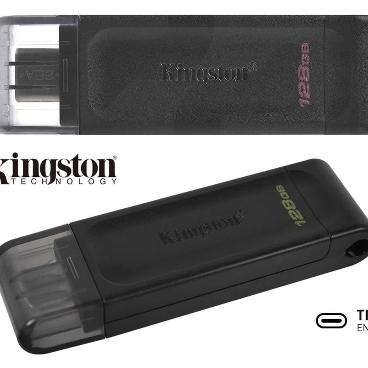 KINGSTON - Memoria Usb Tipo C 128gb Kingston Flash Datatraveler Usb 3.2