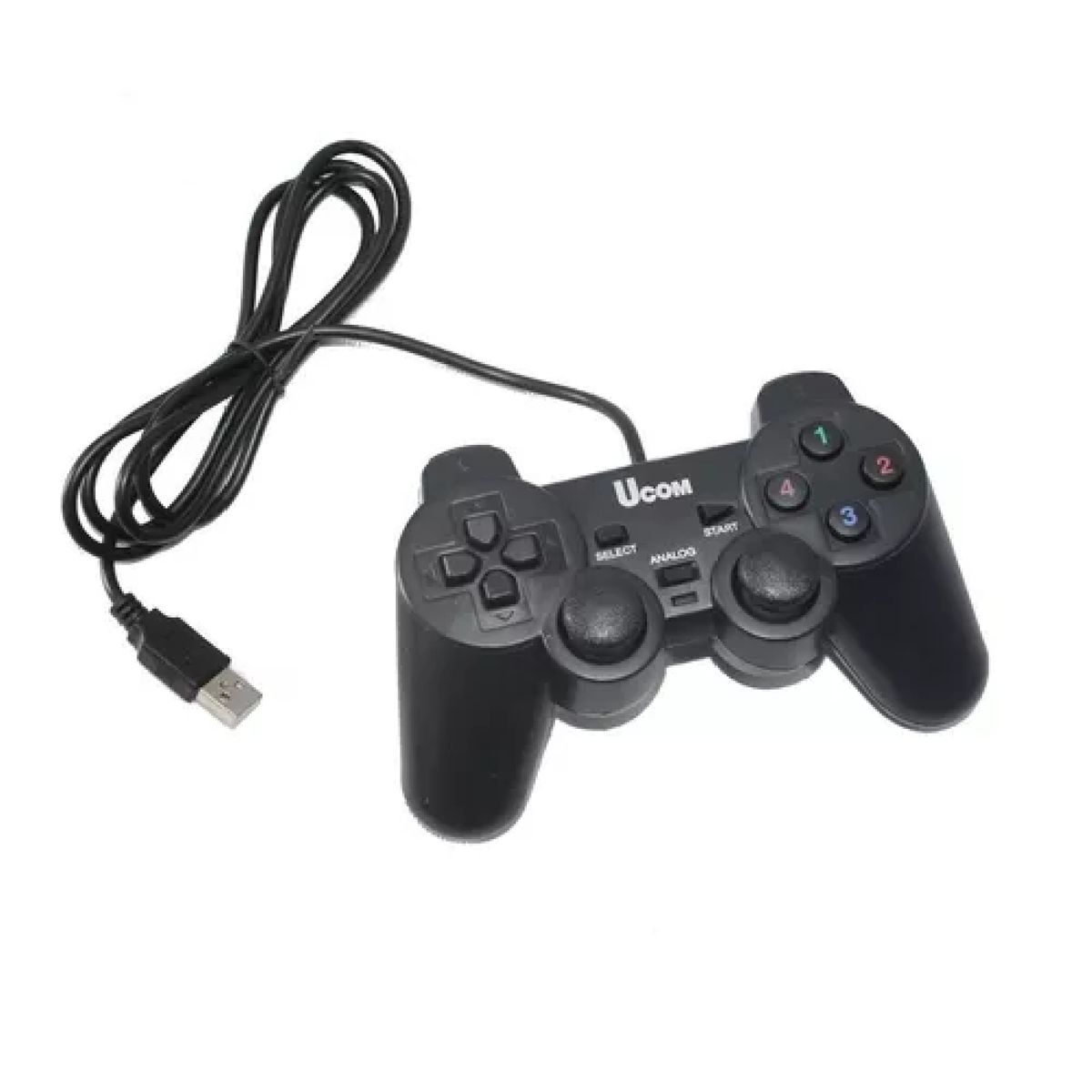 GENERICO - Mando para Pc Laptop Cable USB 1.5 metro Negro