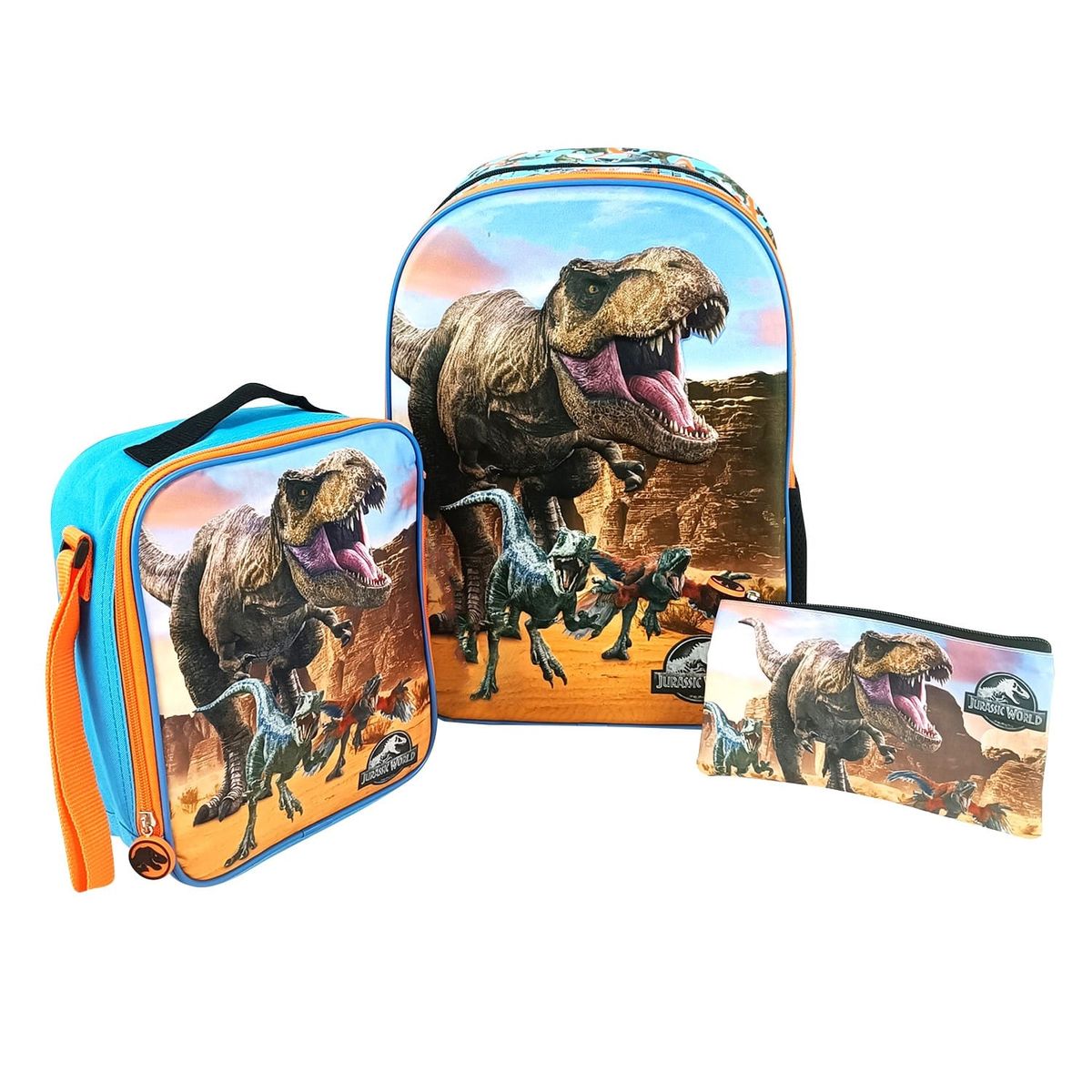 SCOOL - SET MOCHILA SCOOL RANGER 3D JURASSIC