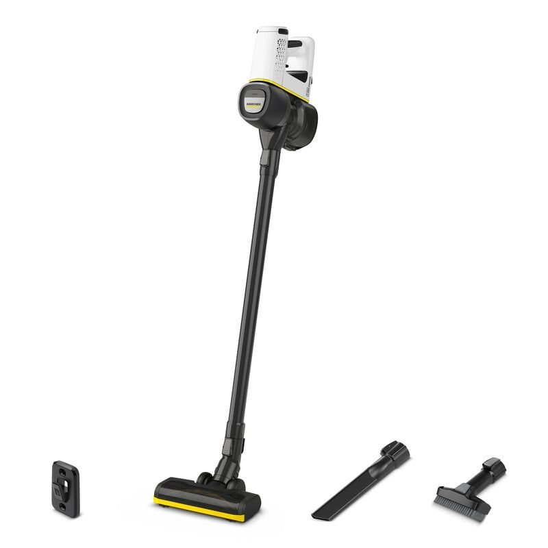 KARCHER - Aspiradora vertical 2 en 1 VC4 inalambrica 0.65L Karcher
