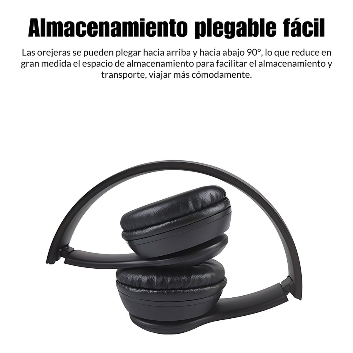 GENERICO - Audífonos Inalámbricos con Bluetooth P47 - Azul - M