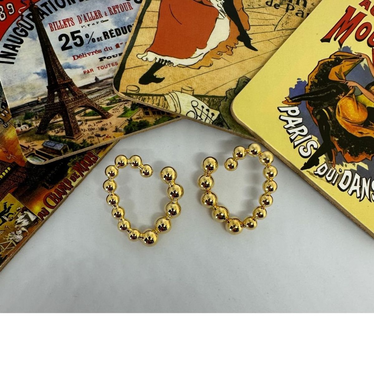 GENERICO - ARETES ZEPHYRA  MODELO CORAZON