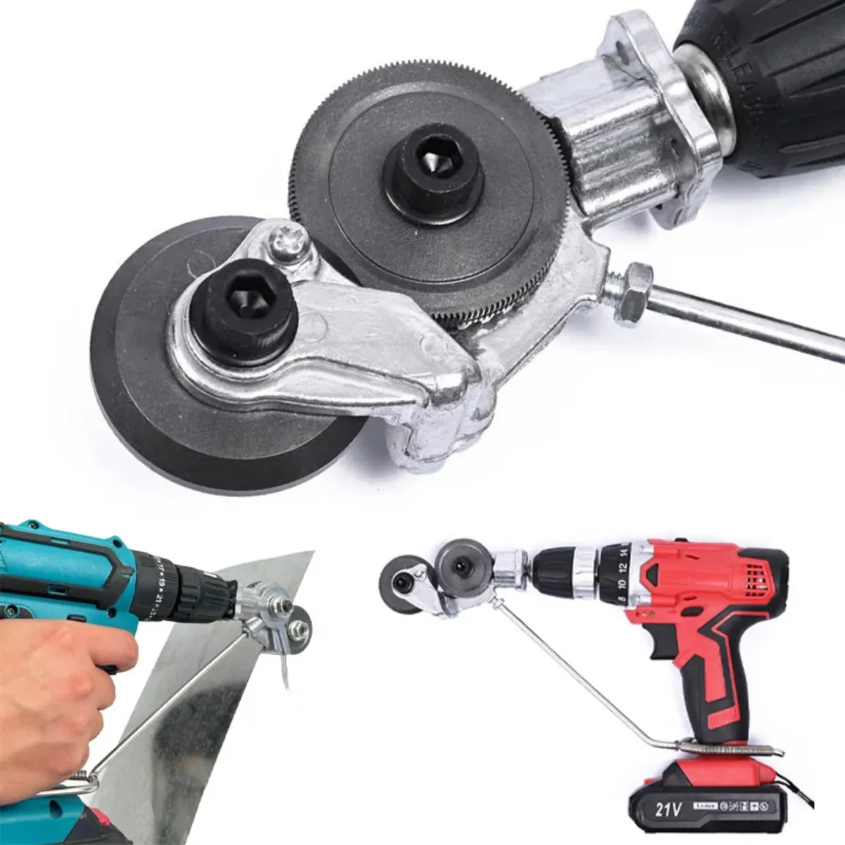 OEM - Cortador Eléctrico De Calamina - Adaptador Para Taladro