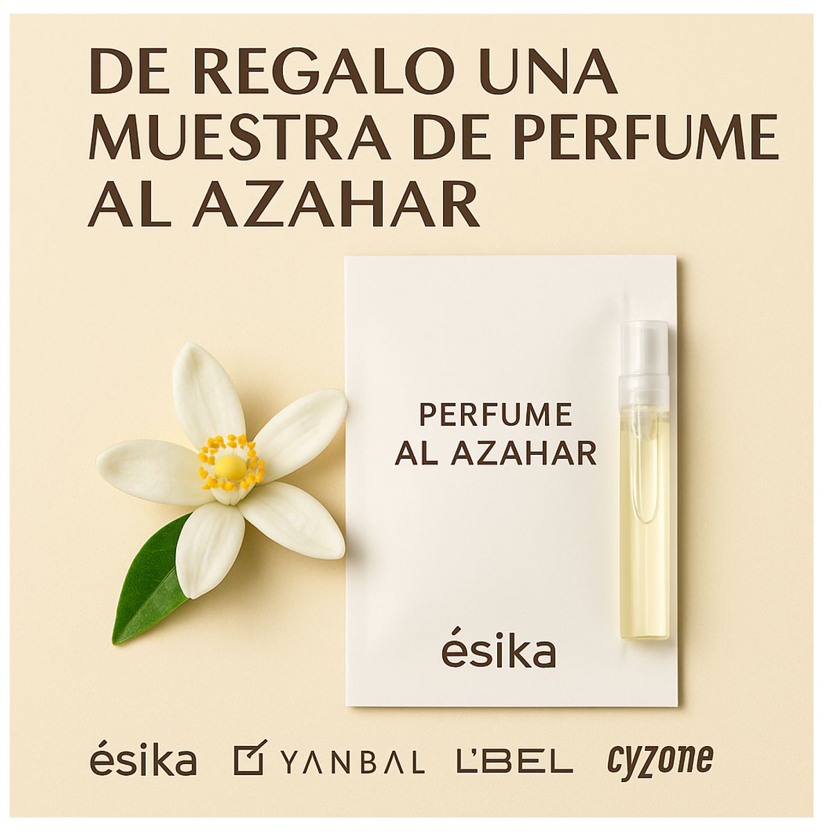 ESIKA - Set Collar + Aretes Acuamarina Marzo Baño de Oro 24k y Cristales