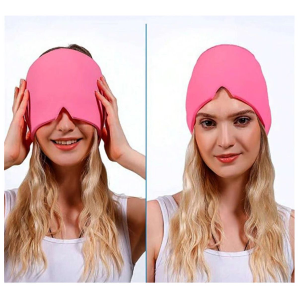 GENERICO - Gorro De Gel Para Alivio De La Migraña - Rosado