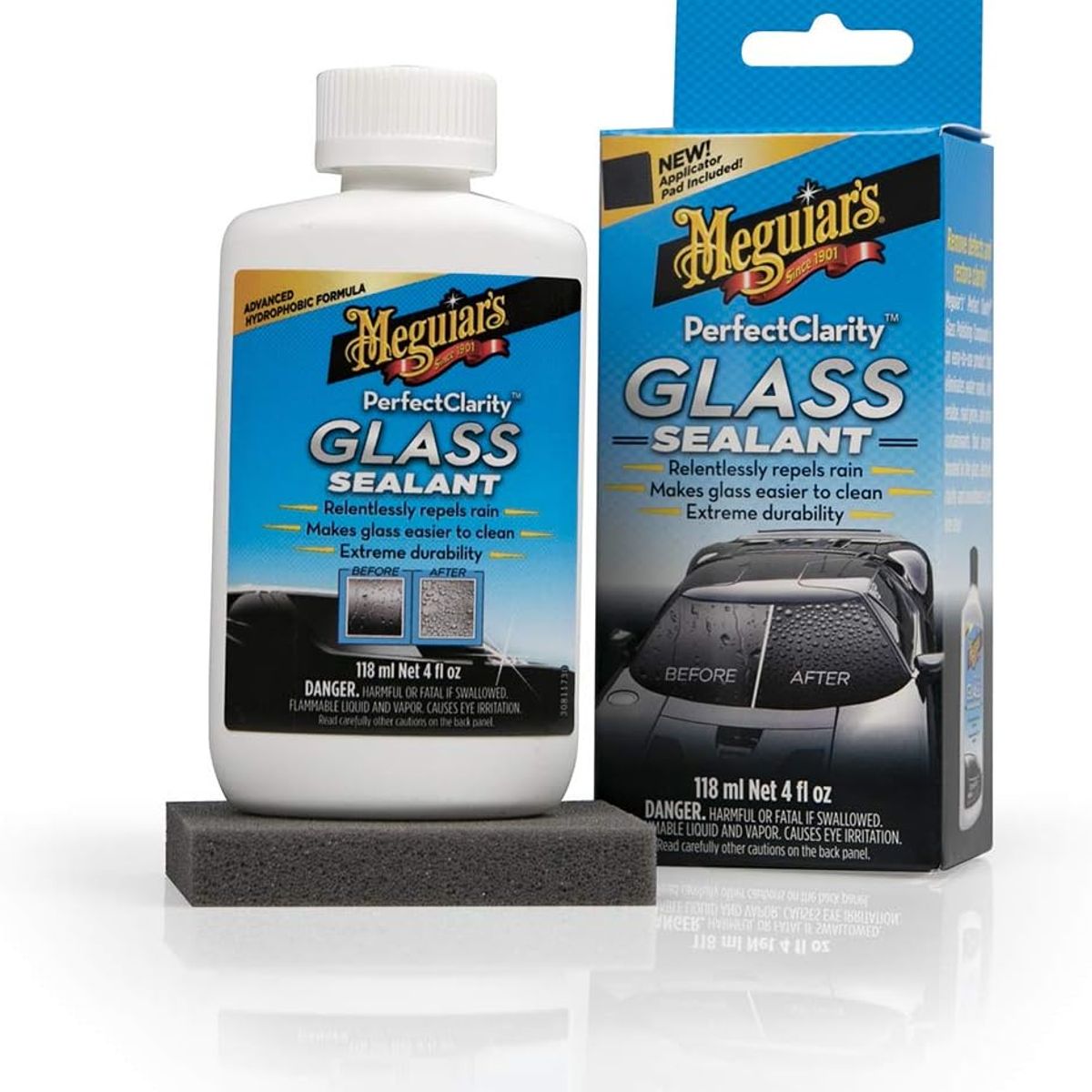 MEGUIARS - Meguiars Sellador Impermeabilizante de Vidrios Glass Sealant