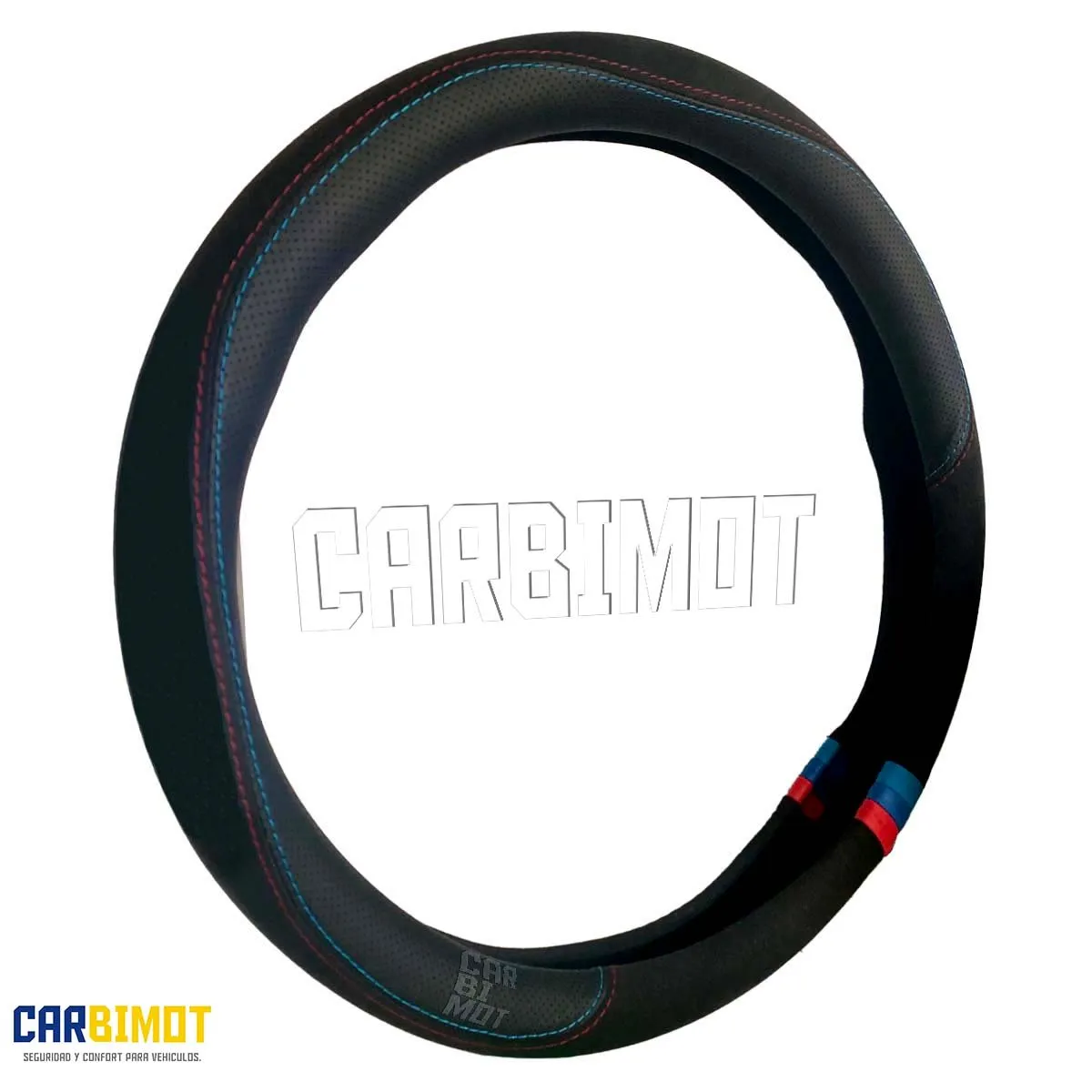 GENERICO - Funda cobertor forro protector cubre volante timón vehicular