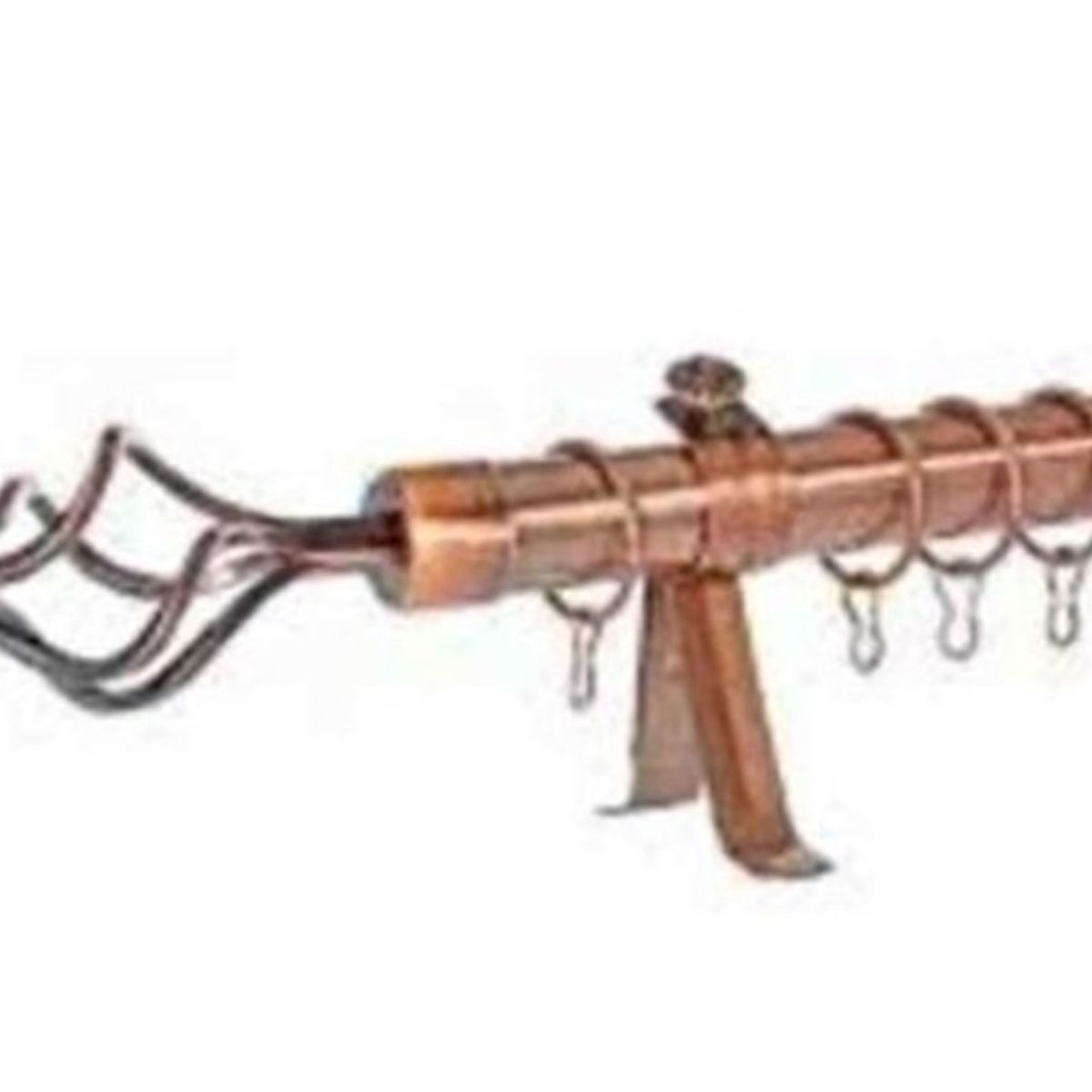 GENERICO - Barra / tubo de cortina decorativo graduable maximo 3 mts