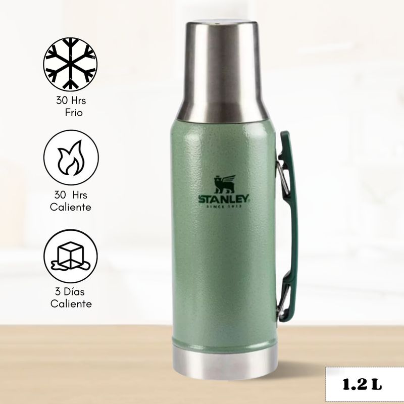 STANLEY - Termo de Bebida Mate System Verde Stanley 1.2 L