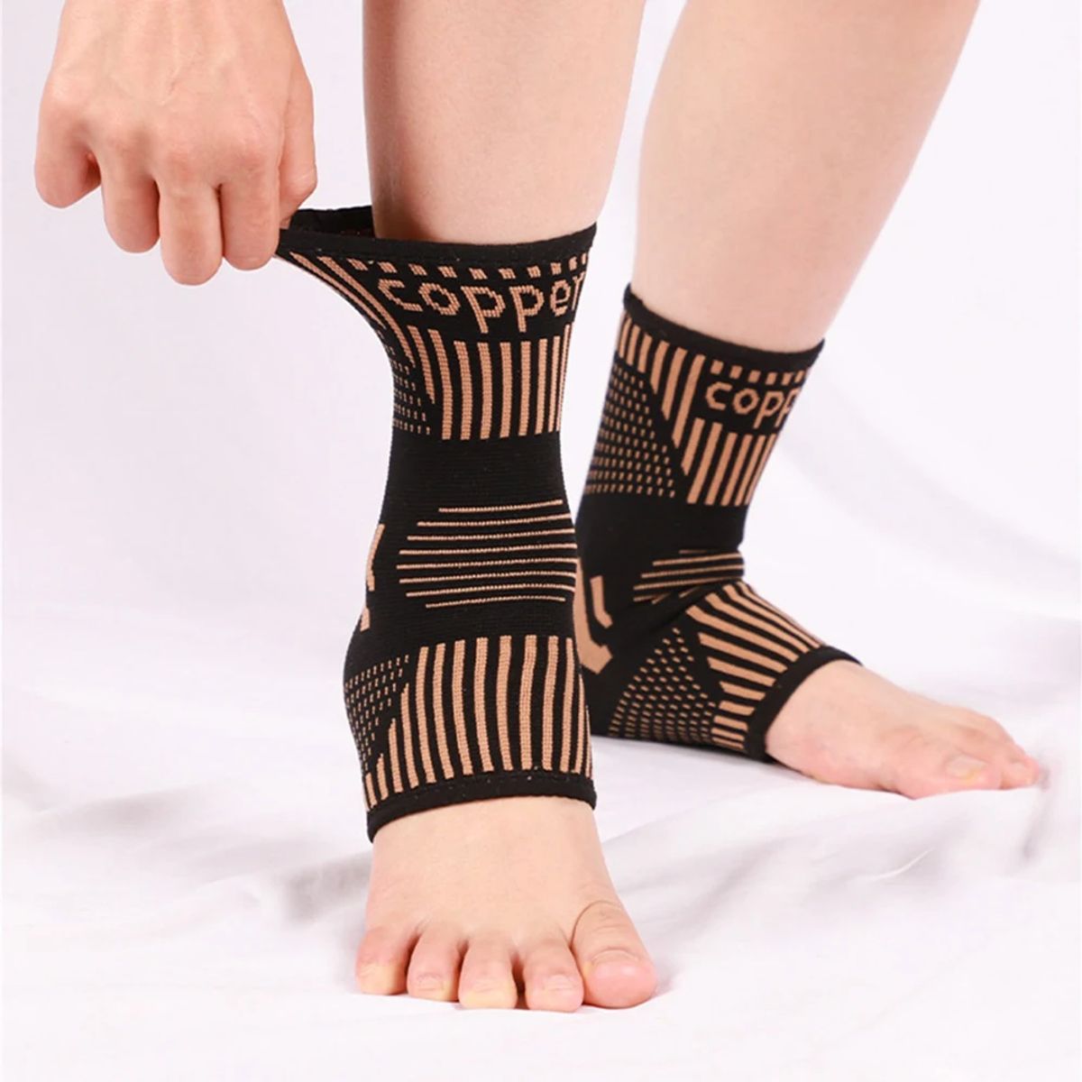 GENERICO - TOBILLERA DE HILO DE COBRE UNIDAD