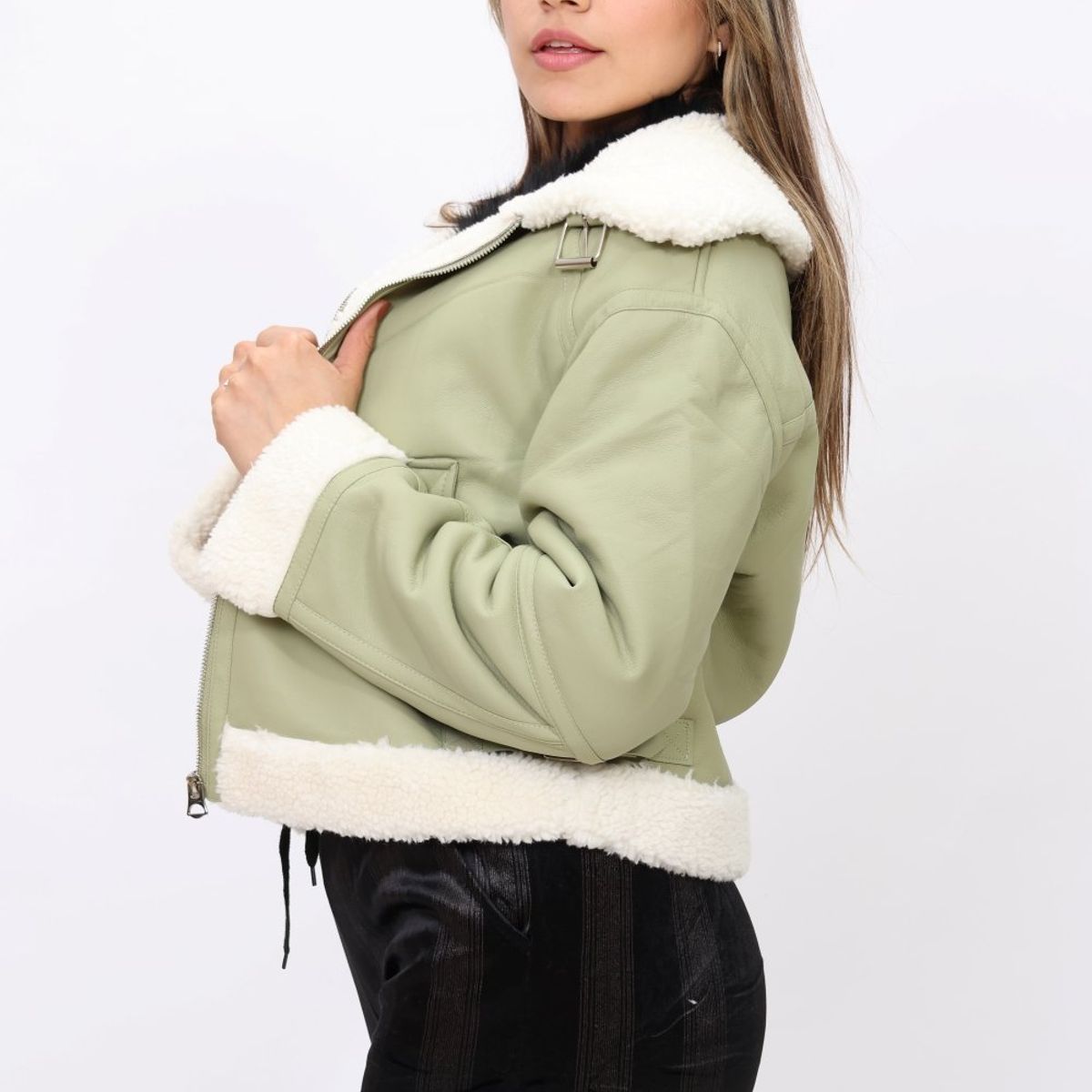 GENERICO - Casaca Casual Cazadora Mujer - Verde