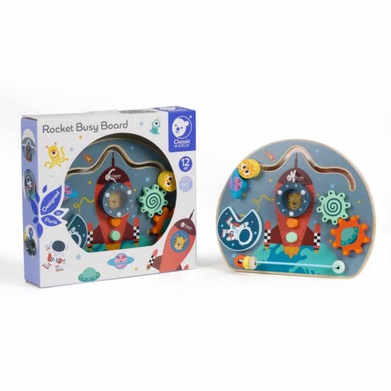 CLASSIC WORLD - Tablero cohete Rocket Busy Board Classic World
