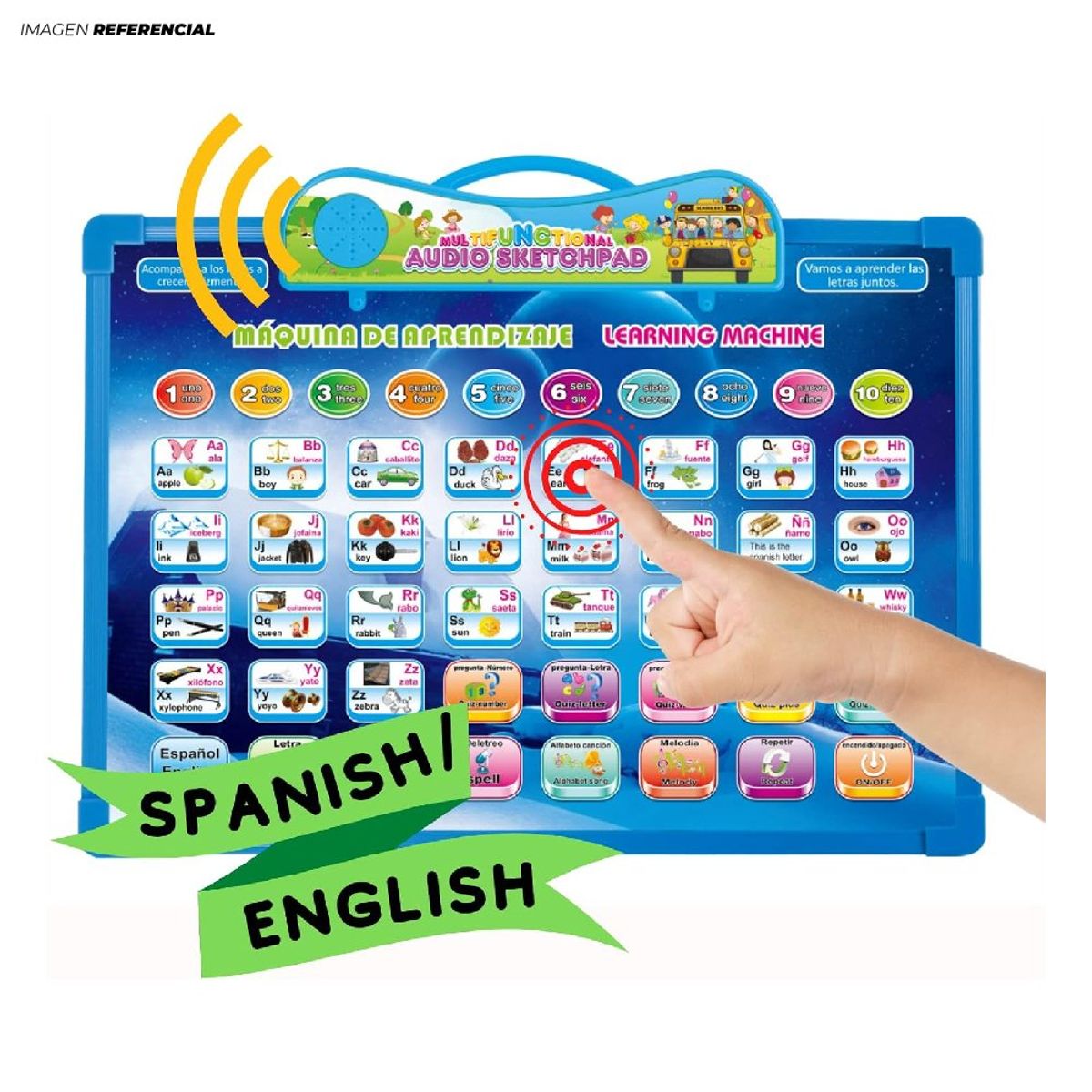 GENERICO - Juego Didáctico de Aprendizaje de Español-Ingles