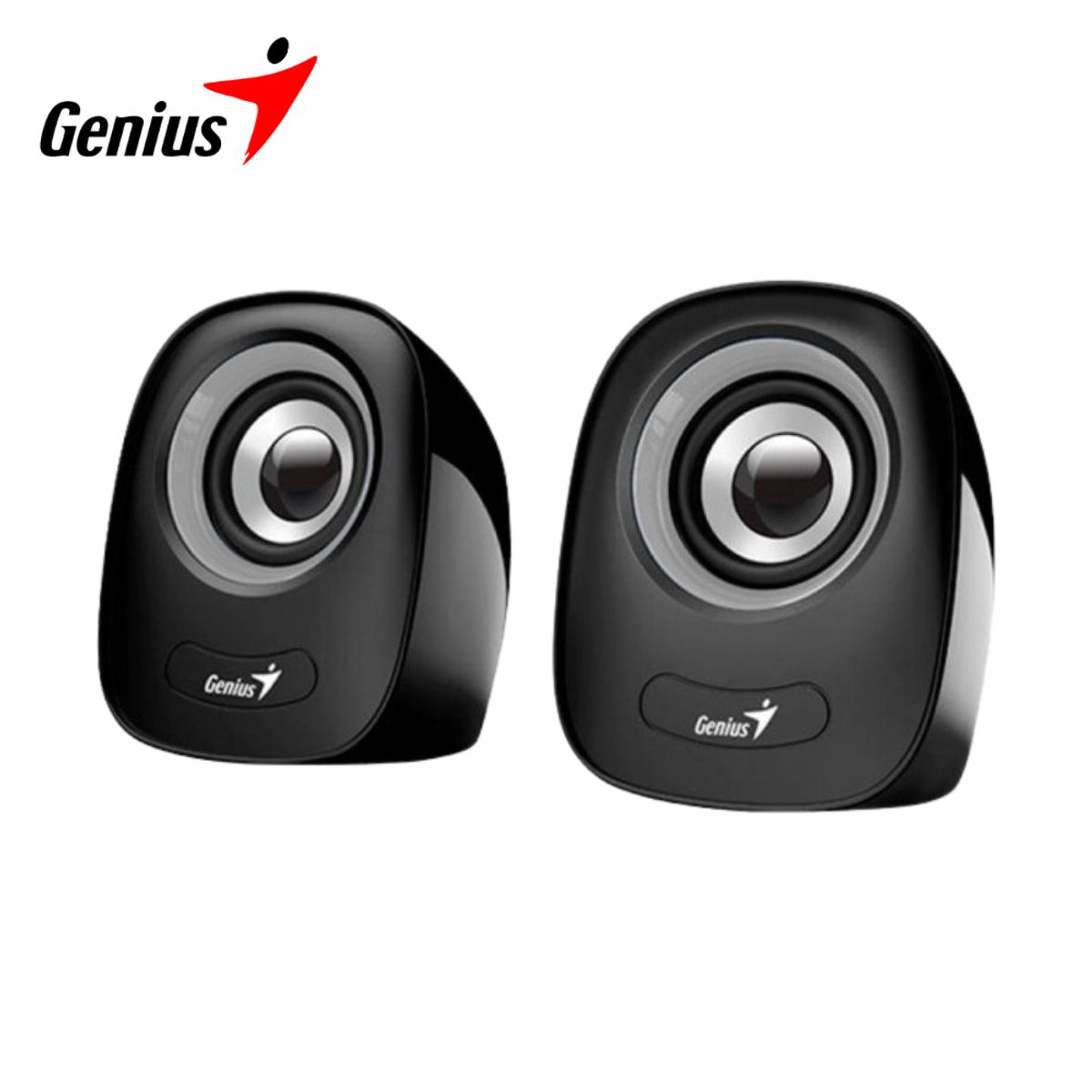 GENIUS - Parlantes Genius SP-Q160 Gris para Computadora 6W USB Volume Control