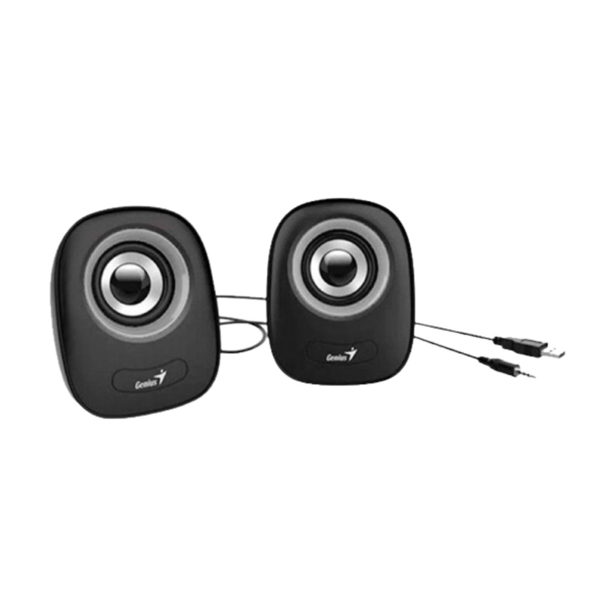 GENIUS - Parlantes Genius SP-Q160 Gris para Computadora 6W USB Volume Control