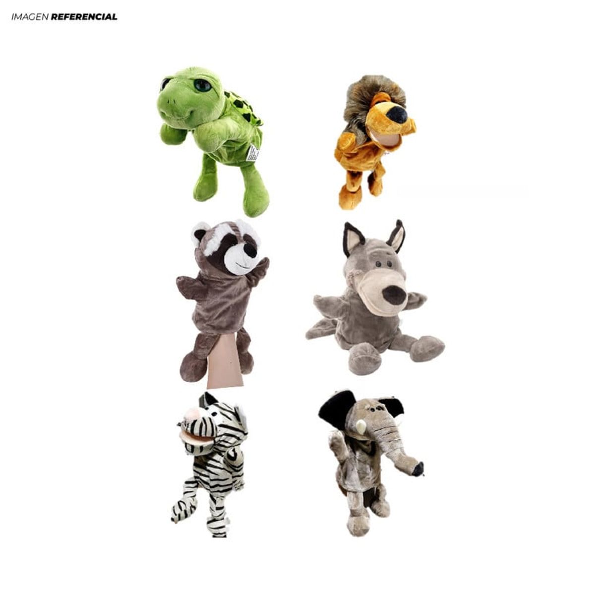 GENERICO - Juguete Didáctico Títeres de Mano de Animales Variados