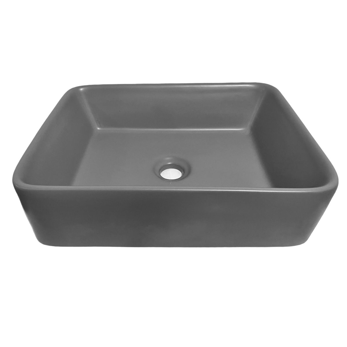 GENERICO - Bowl Rectangular Gris Claro Mate