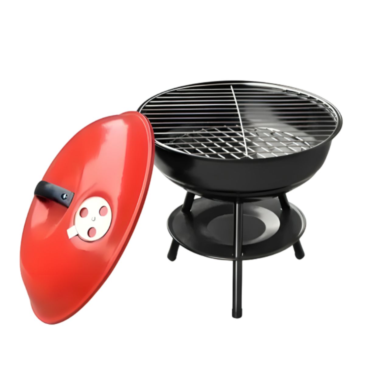 GENERICO - Parrilla pequeña armable de 14 - A carbón