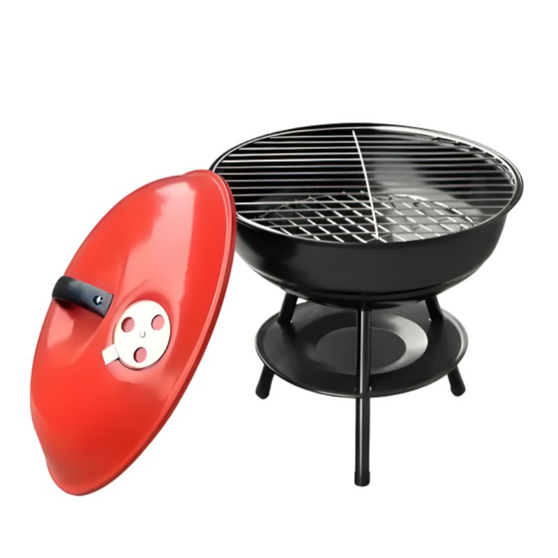 GENERICO - Parrilla pequeña armable de 14 - A carbón