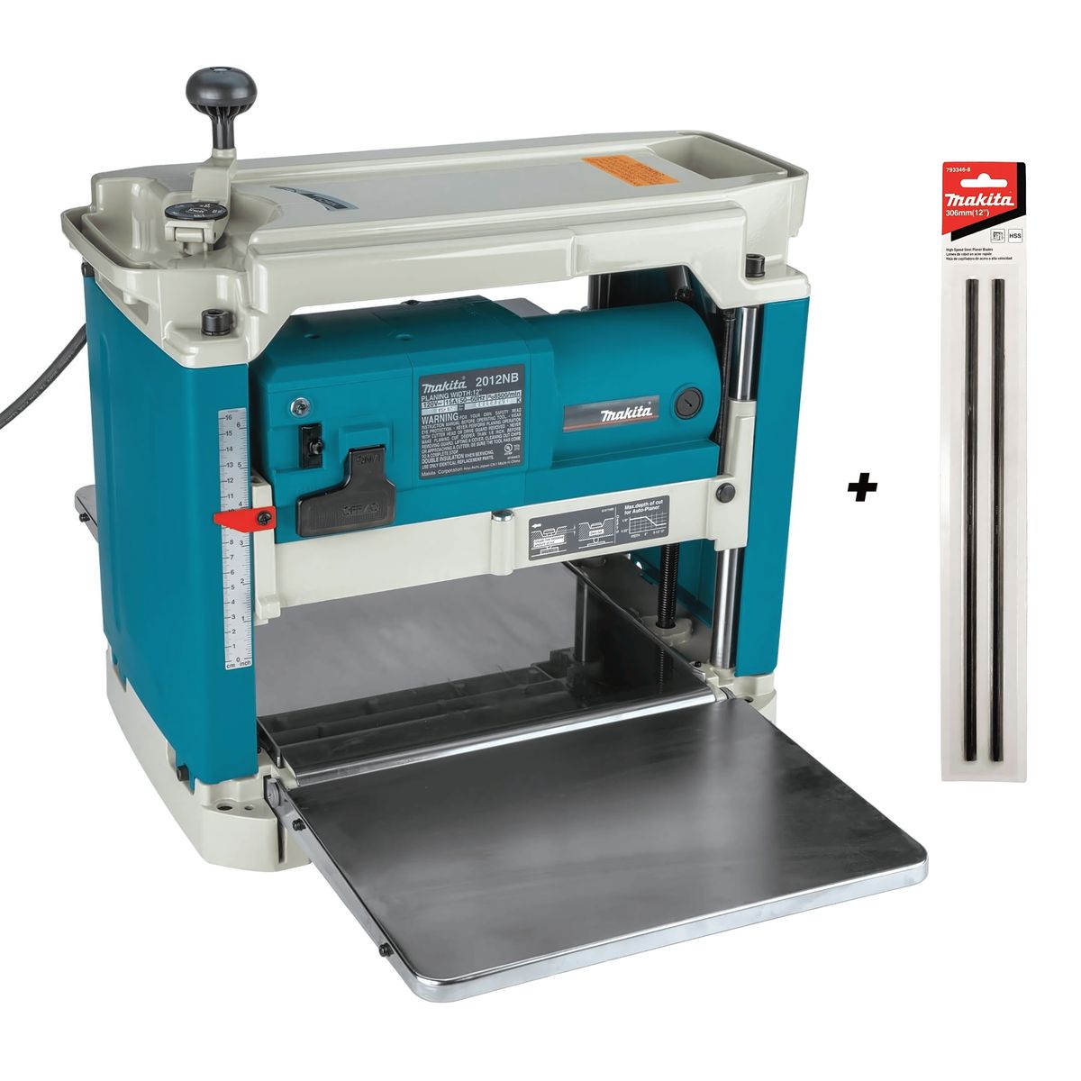 MAKITA - Cepillo de Banco para Madera 12 1650W Makita 2012NB + 793346-8