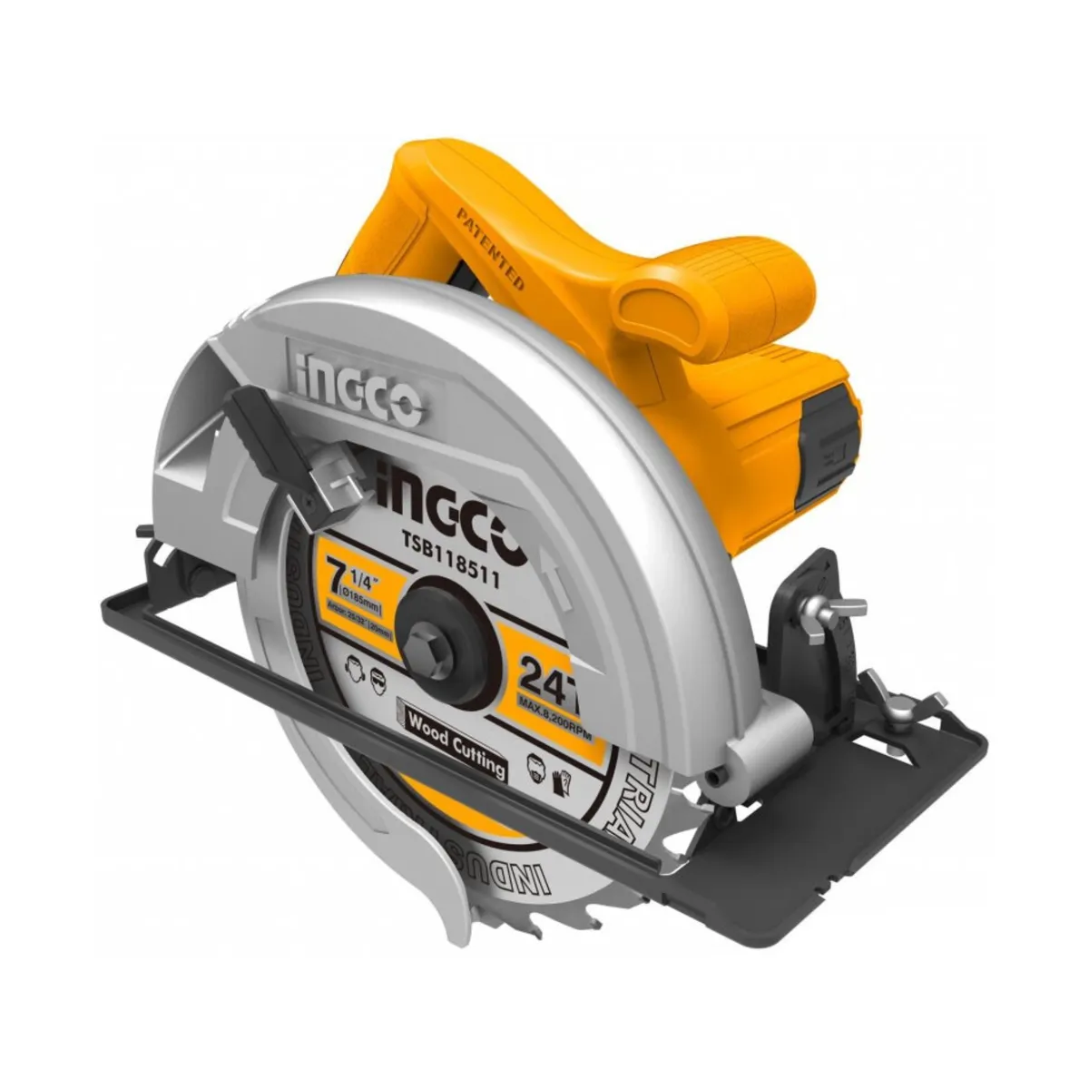 INGCO TOOLS - Sierra circular 7 1/4" 1400w Ingco