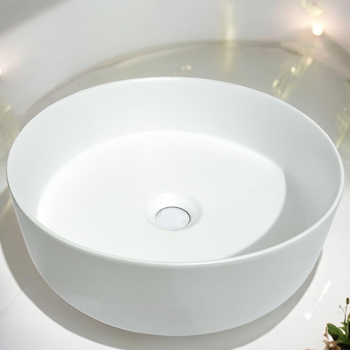 GENERICO - Bowl Redondo Blanco Mate