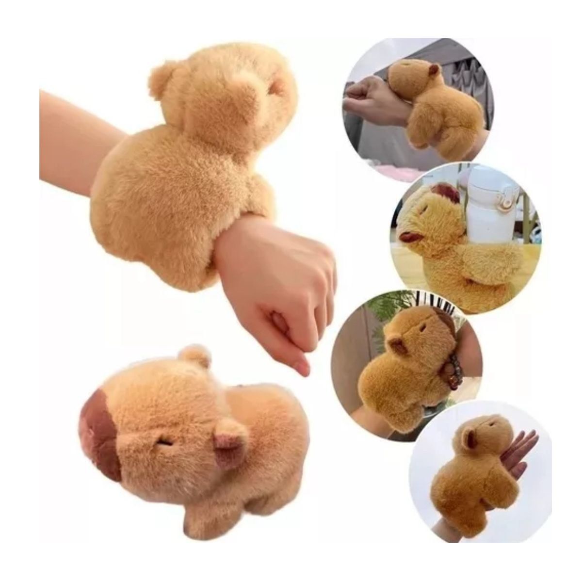 IMPORTADO MC - Capibara Brazalete Peluche Felpa Kawaii Importado