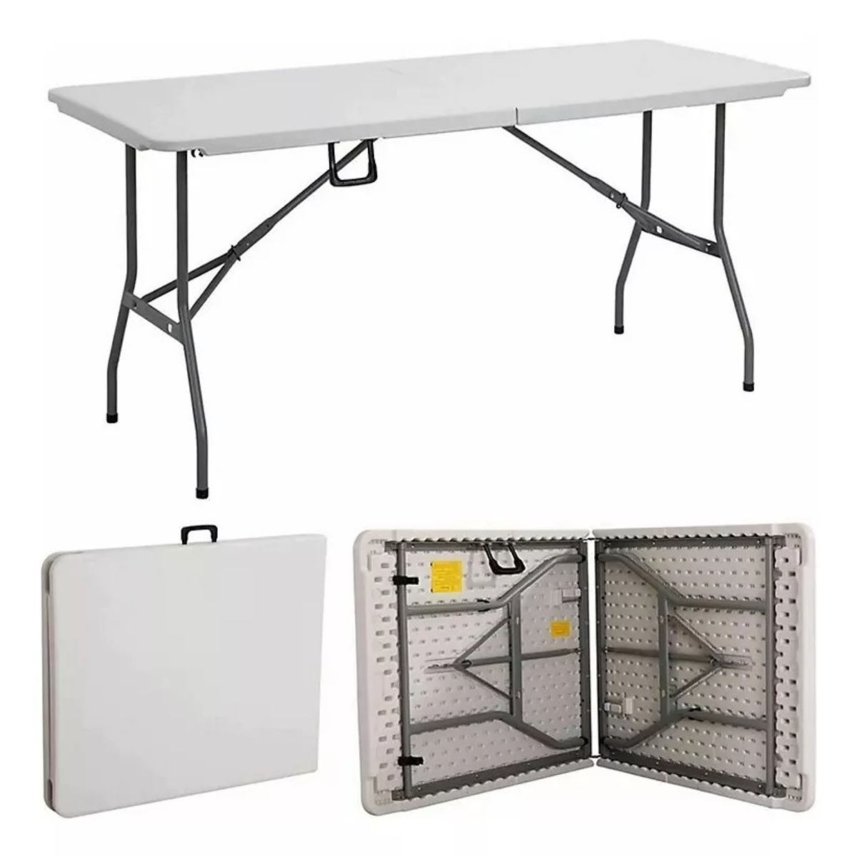 OEM - Mesa Plegable de Polietileno de Alta Densidad con Estructura de Acero