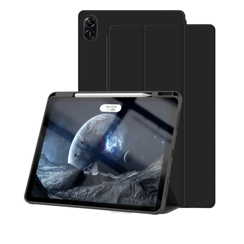 FUNDAANTIGOLPES - Funda Smart Cover con Porta Lapiz para Tablet Honor Pad 8 12" Negro