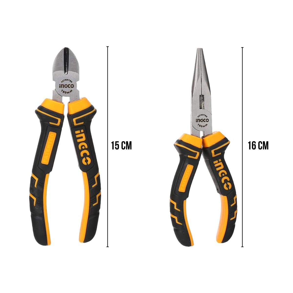 INGCO TOOLS - Juego de 3 alicates Ingco