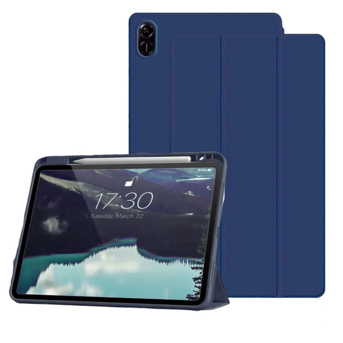 FUNDAANTIGOLPES - Funda Smart Cover con Porta Lapiz para Tablet Honor Pad 8 12" Azul