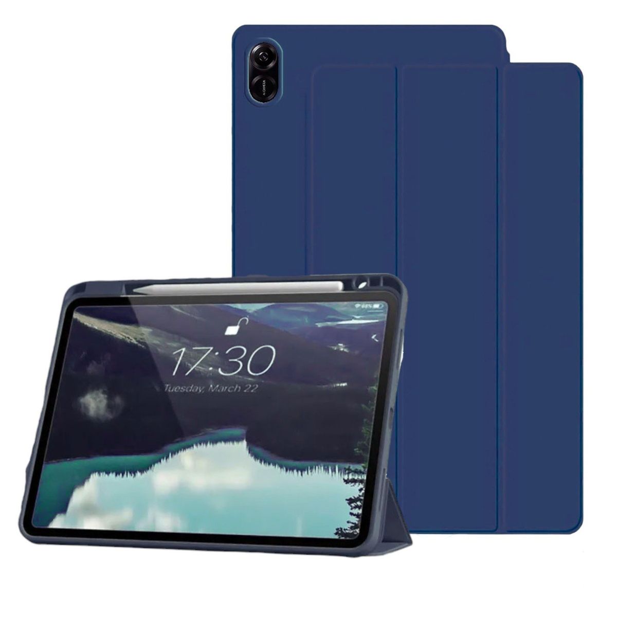 FUNDAANTIGOLPES - Funda Smart Cover con Porta Lapiz para Tablet Honor Pad 8 12" Azul
