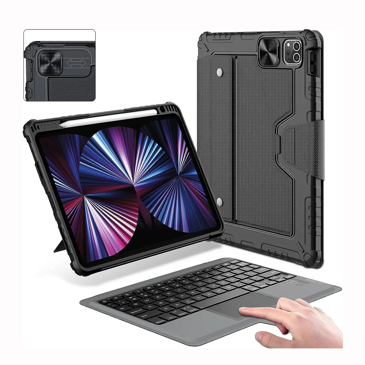 NILLKIN - Funda Teclado Para iPad Air 4ta y 5ta Generación de 10.9 Pulgadas.