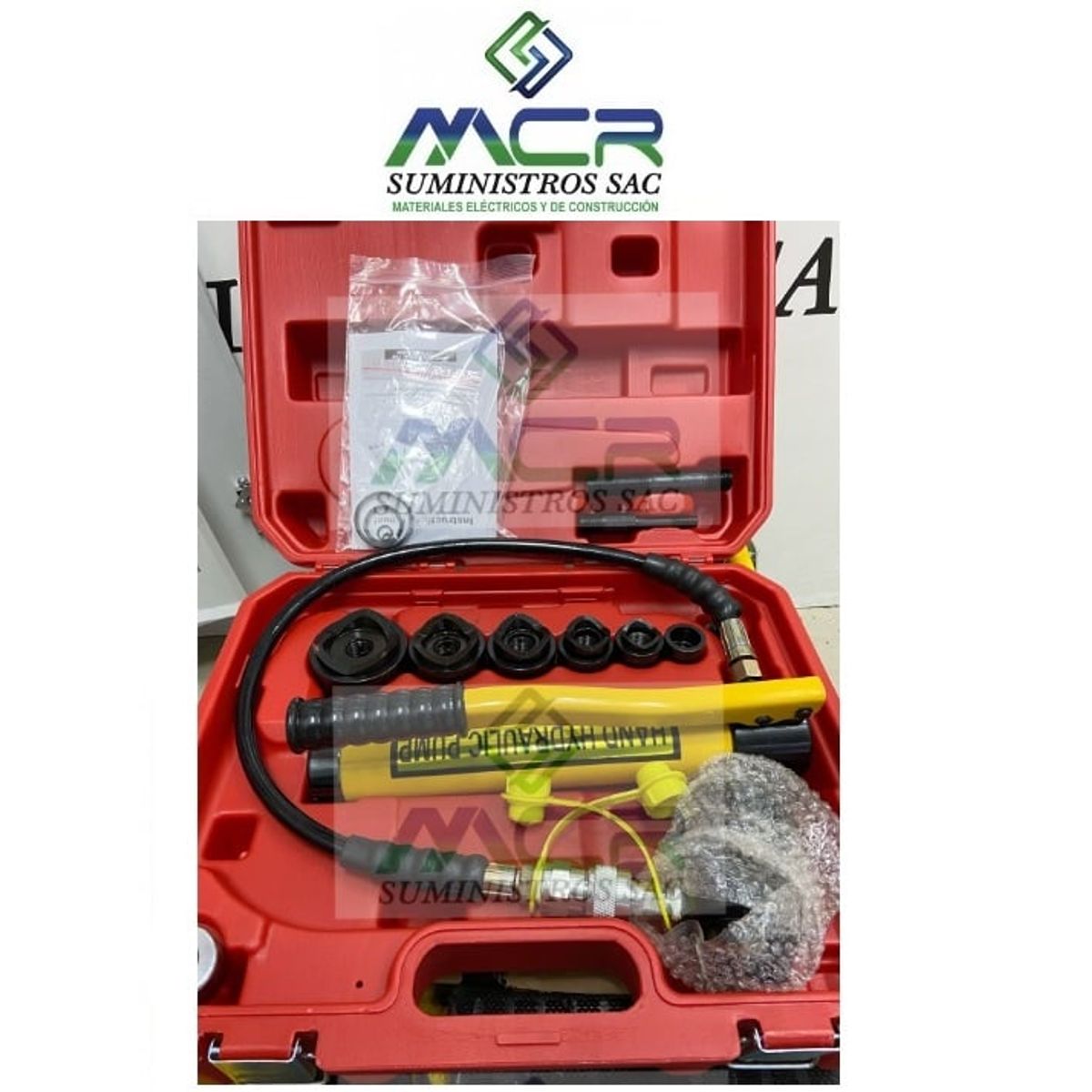 GENERICO - perforador o abre hueco hidraulico con bomba y cabezal giratorio de media a 3 pulgadas