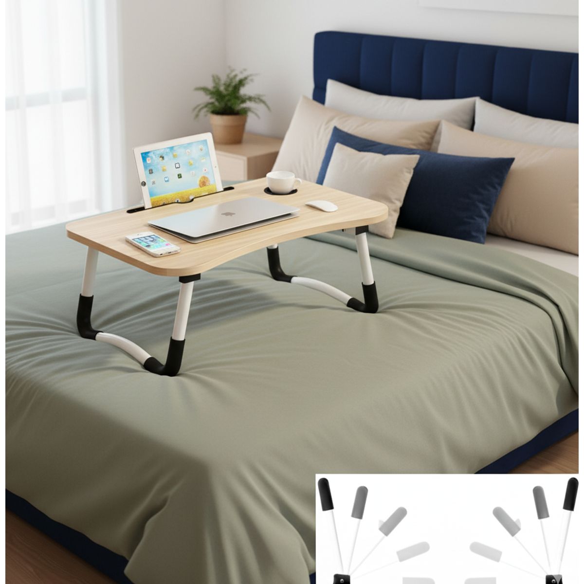 GENERICO - Mesas Multifunción Ergonómica para Laptop y Comodidad en la Cama