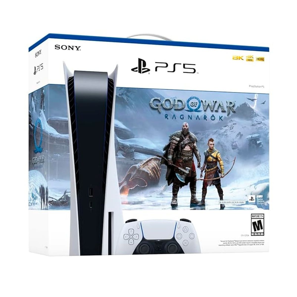 SONY - Consola SONY PlayStation PS5 God of War Ragnarok Bundle Color Blanco