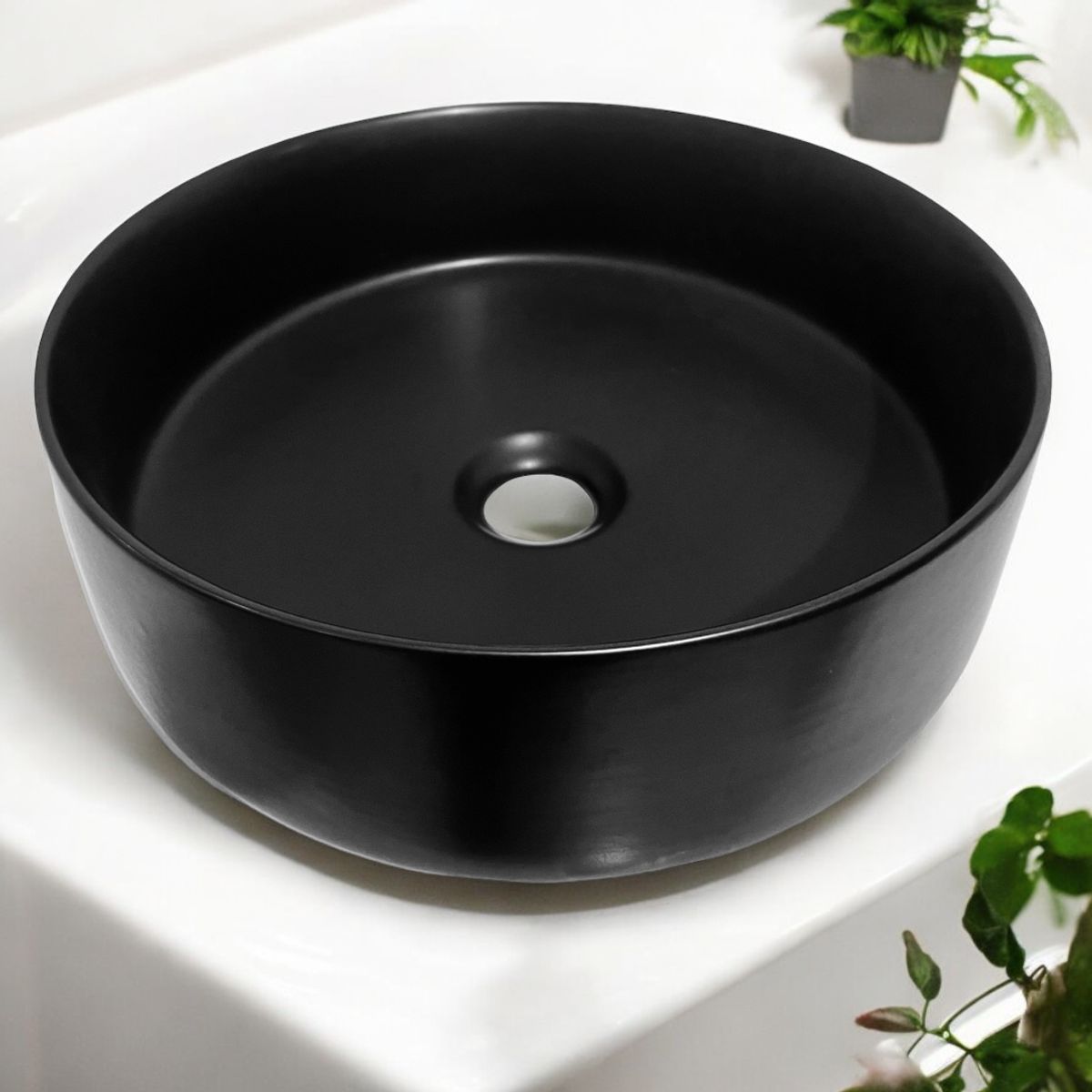 GENERICO - Bowl  Redondo Negro Mate